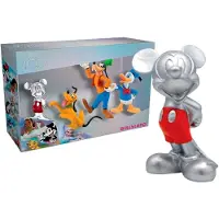 BULLYLAND 15150 – Disney 100 Jaar Verjaardagsfigurenset met Mickey Mouse, Donald Duck, Pluto en Goofy – Speciaal voor Disney-verzamelaars en jonge fans – Perfect als cadeau of taartdecoratie