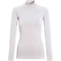 Falke Damen Maximum Warm High Neck sneldrogend functioneel materiaal functioneel shirt met lange mouwen dames white - maat 2860