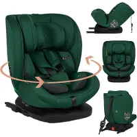 Lionelo Bastiaan i-Size 4in1 Autostoel ISOFIX 360° Draaibaar – Van Geboorte tot 12 Jaar (40-150 cm) – RWF & FWF – Top Tether – Memory Foam – SideProtect – Brede Comfortzitting – i-Size