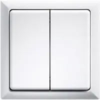 Eltako FT4F-RW Toets Draadloos Dimschakelaar 2-kanaals Opbouw (op muur) Bereik max. (in het vrije veld) 100 m