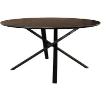 Lizzely Garden & Living Eettafel rond Ronsi Antoinette zwart 150cm ronde tafel