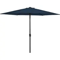 Ebuy24 Joakim parasol met zwengel en kantelbaar Ø3M blauw.