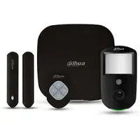 Dahua Airshield ART-ARC3800H-03-CAM-FW2(868) Draadloze Alarm Kit Zwart, met Hub 2, WiFi/LAN en PIRcam