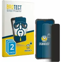 BROTECT - privacy screenprotector voor Cubot KingKong Ace 5 - Folie Beschermfolie Blauwlichtfilter 2 Stuks