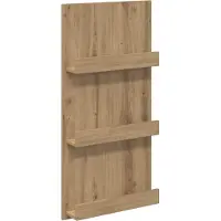 vidaXL Tijdschriftenrek Artisan Eiken 51 x 11 x 102 cm Bewerkt hout