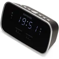 Ginza.se CRU-19BK, Digitaal wekkerradio, Rechthoekig, Zwart, 12-uurs formaat, FM, 87,5 - 108 MHz