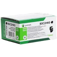 Lexmark 80C2HK0 (802HK) Toner Zwart Hoge capaciteit
