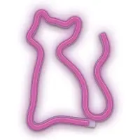 Forever Light RTV100210, Lichte decoratieve figuur, roze, kunststof, geschikt voor: sfeercreatie, kinderkamer, woonkamer, restaurant, IP20