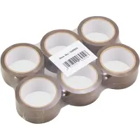 Logilink Klebeband, geräuscharm, 48 mm x 66 m, braun