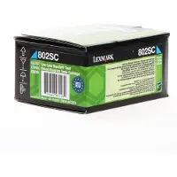 Lexmark 80C2SC0 (802SC) Toner Cyaan