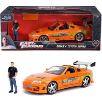 Jada Fast & Furious Supra Brian 1:24 Figure Oranje Kinderen