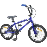 vidaXL BMX Fiets 18 Inch voor 7-10 jaar oud Donkerblauw