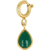 My Bendel - Groene Agaat Bedel • Groei & Harmonie - met Luxe Cadeauverpakking | Sieraden Voor Dames