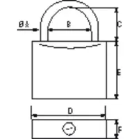 PLASTIMO 3 SLOTEN 30MM 1 SLEUTEL
