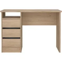 Ebuy24 FunctionPlus bureau 3 laden okkernoot decor.