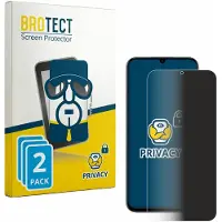 BROTECT - privacy screenprotector voor realme C100 4G - Folie Beschermfolie Blauwlichtfilter 2 Stuks