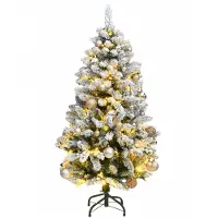 Prolenta Maison Exclusive - Kunstkerstboom, inklapbaar, met 150 LED-lampjes en 120 cm hoog