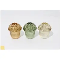 Home & Styling Kandelaar eikel glas 6,4cm