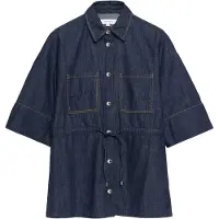 Comma Blouse donkerblauw