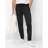 Brax Phil K Slim Fit Broek zwart, Effen