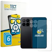 BROTECT Screenprotector 6 Stuks voor Xiaomi 17T Pro (Voor+Camera) Beschermglas transparant
