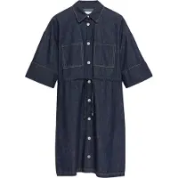 Comma Blousejurk blauw denim