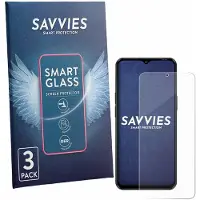Savvies 3 Stuks Screenprotector - geschikt voor Blackview Wave 7C - beschermfolie glas transparant