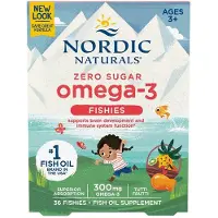 Nordic Naturals - Noordse Omega-3 Visolie, 300mg Heerlijke Tutti Frutti Smaak - 36 Capsules