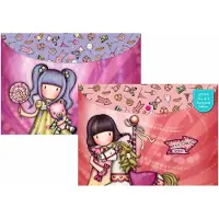 GORJUSS Doucmentenhouder met Flap Carousel Zalm A4 (33 x 24 x 1 cm)