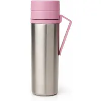Brabantia Make & Take Thermosfles - Koffiebeker To Go - 500 ml - Lilac Pink