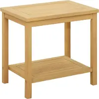 vidaXL Bijzettafel Olie Natuurlijk 50 x 35 x 45 cm Massief Acacia Hout