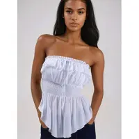 Hiccups for Kids Gerimpelde en Textuur Bandeau Top
