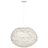 UMAGE Eos Hanglamp Mini Met Plat Dak Wit - Hanglampen Staal White - 2042P4144