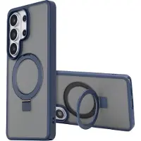 Accezz Ring Stand Backcover met MagSafe voor de Samsung Galaxy S26 Ultra - Blauw