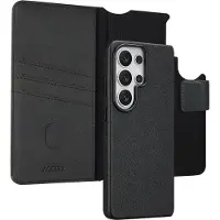 Accezz Leather Bookcase 2-in-1 met MagSafe voor de Samsung Galaxy S26 Ultra - Onyx Black