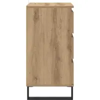 vidaXL Dressoir Artisan-Eiken, houtvezel