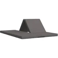 vidaXL Vouwbare Sofa Bed 140 x 67 x 15 cm Lichtgrijs