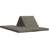 vidaXL Vouwbare Sofa Bed 140 x 67 x 15 cm Lichtgrijs