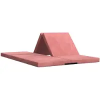 vidaXL Vouwbare Sofa Bed 140 x 67 x 15 cm Roze