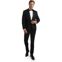 Suitable Smoking Brooklyn Wolblend | Zwart | Maat 54