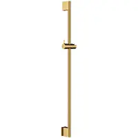Hotbath Glijstang Mate 90cm ABS Kunststof Met Geïntegreerde Uitlaat Geborsteld Messing PVD