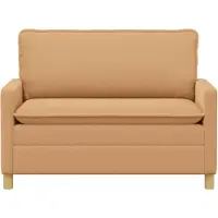 vidaXL Bank Beige 126 x 81 x 87,5 cm Stof