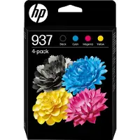 HP 937 originele CMYK-inktcartridge 4 stuks