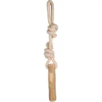 Flamingo Java - Honden Speelgoed - Kauwwortel - Hout en Trektouw - Bruin - Maat L