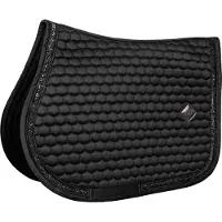 Kentucky Horsewear Horsewear - Zadeldoek glitter band jumping zwart
