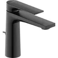 Duravit Tulum - Wastafelkraan met afvoer, mat zwart TU1020001046
