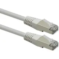 Roline patchkabel Cat.6 (klasse E), PoE, S/FTP (PiMF), wit, 15 m