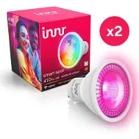 Innr Slimme GU10 led spot | RGB + 1800-6500K | Zigbee | 4.9W | 2 stuks
