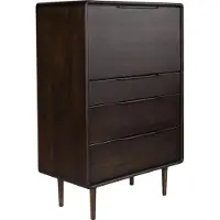 Dutchbone Elroy Ladekast Laag 120 cm Walnootkleur Bruin