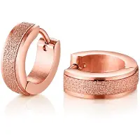 LGT JWLS Stalen dames oorringen Stardust Rose